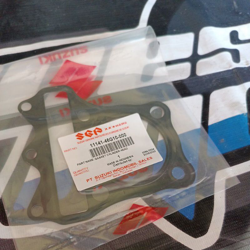 Paking blok atas SKYWAVE / SPIN / HAYATE / SKYDRIVE  11141-46G10 original sgp