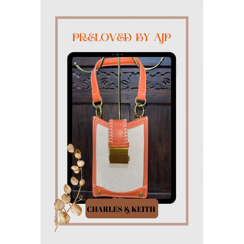 Preloved Charles & Keith Phone Bag