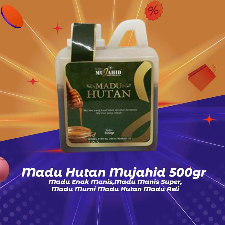 

Madu Hutan Mujahid 500gr | Madu Murni Madu Hutan Madu Asli