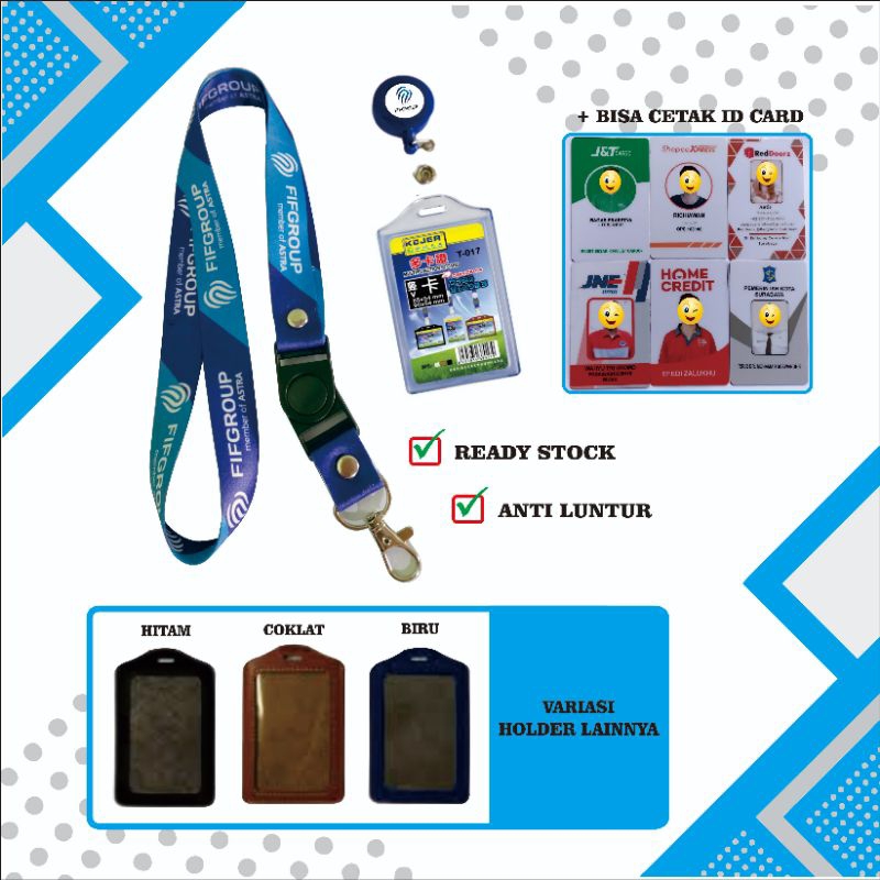 

Lanyard / tali id card FIF group ready stock