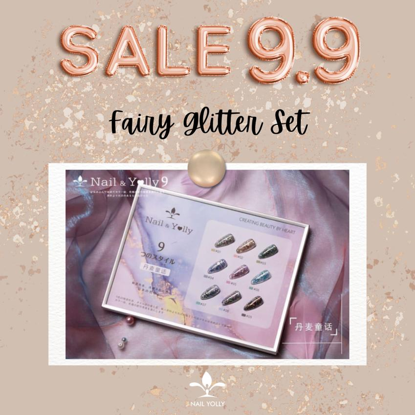 NAIL YOLLY 9 Set SERIES FAIRY GLITER