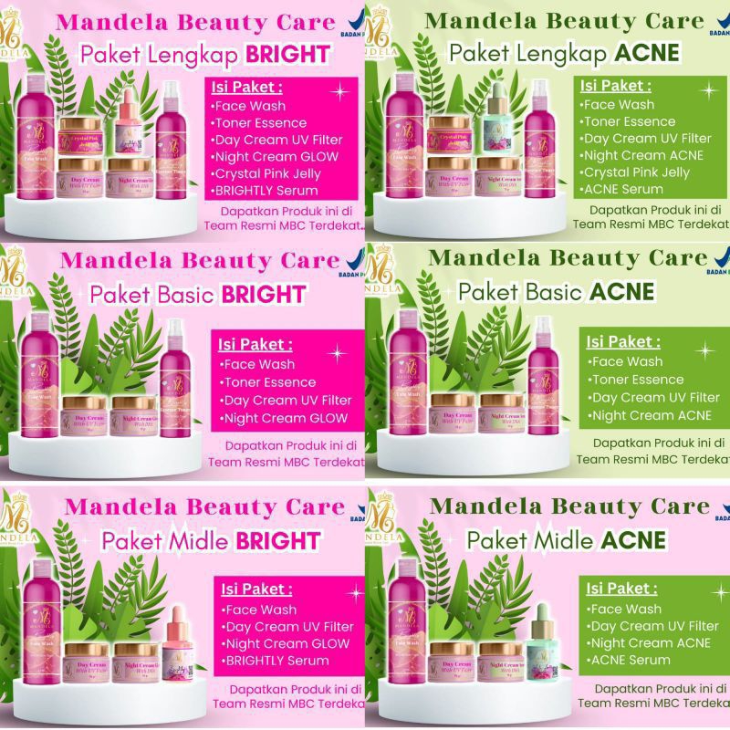 MANDELA BEAUTY CARE /MBC paket glow/acne