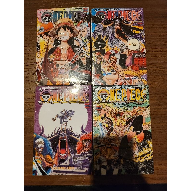 Komik One Piece set vol 100-103 segel ori