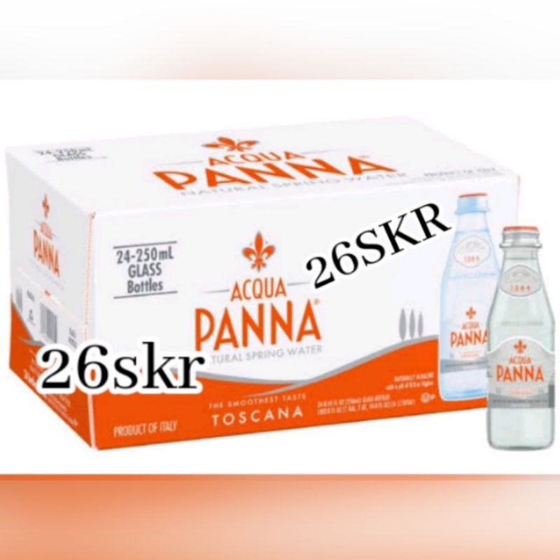 ACQUA PANNA NATURAL WATER 250ML X 24 Botol