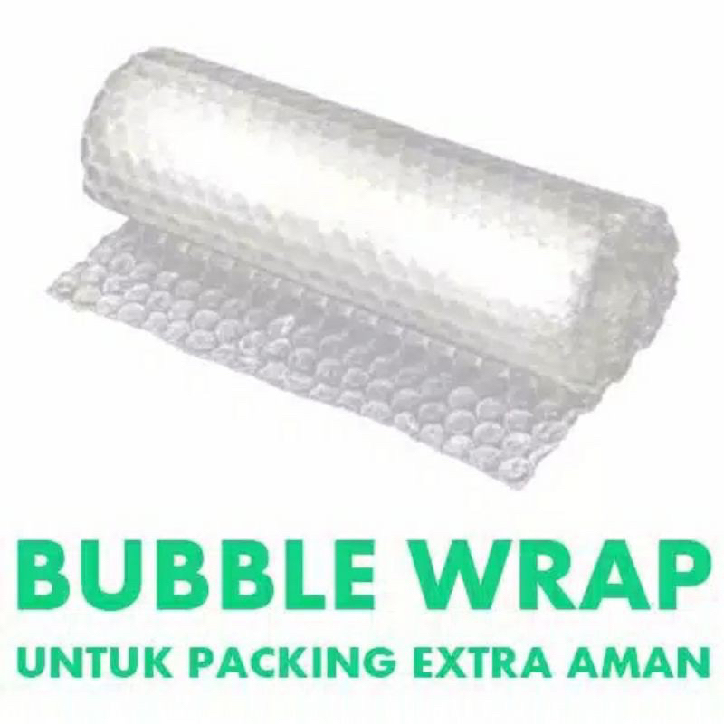 

TAMBAHAN PACKING BUBBLE WRAP AGAR PAKET LEBIH AMAN