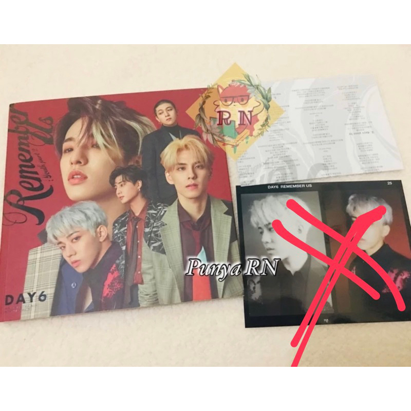 Day6 album only Remember Us taiwan version (damage)