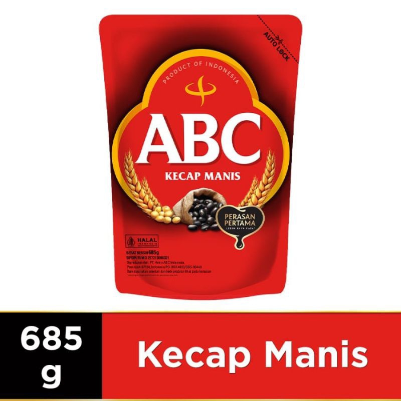 

ABC Kecap manis 685 gram kemasan refill