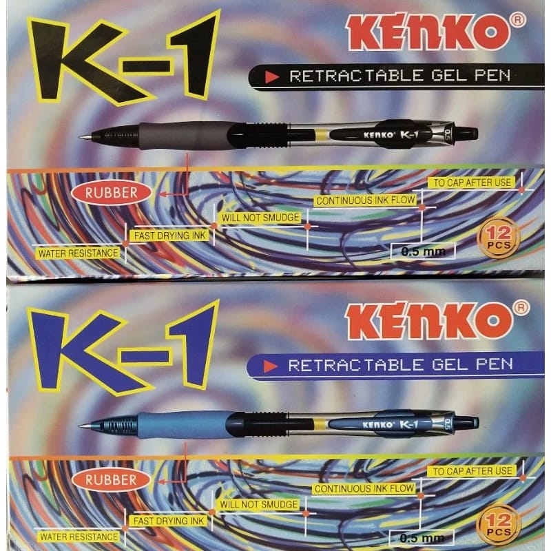 

KENKO - Pulpen Gel Pen K1 0.5 mm (Harga 1 Pack isi 12 pcs)