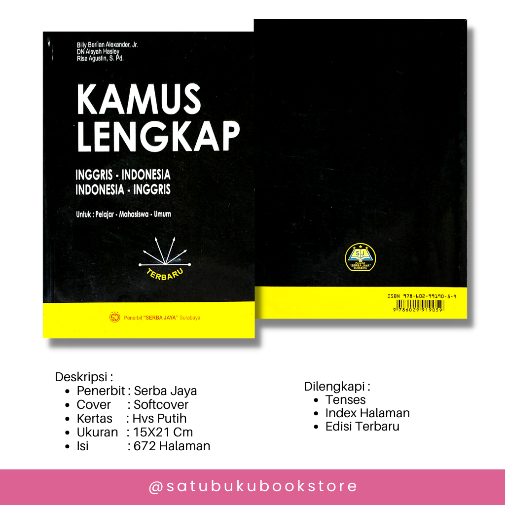 Kamus Lengkap Bahasa Inggris/Kamus Bahasa Inggris Lengkap Ukuran Besar