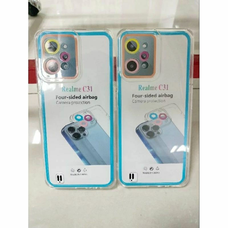 Softcase Slicon bening Realme C31 Casing Transparan TPU