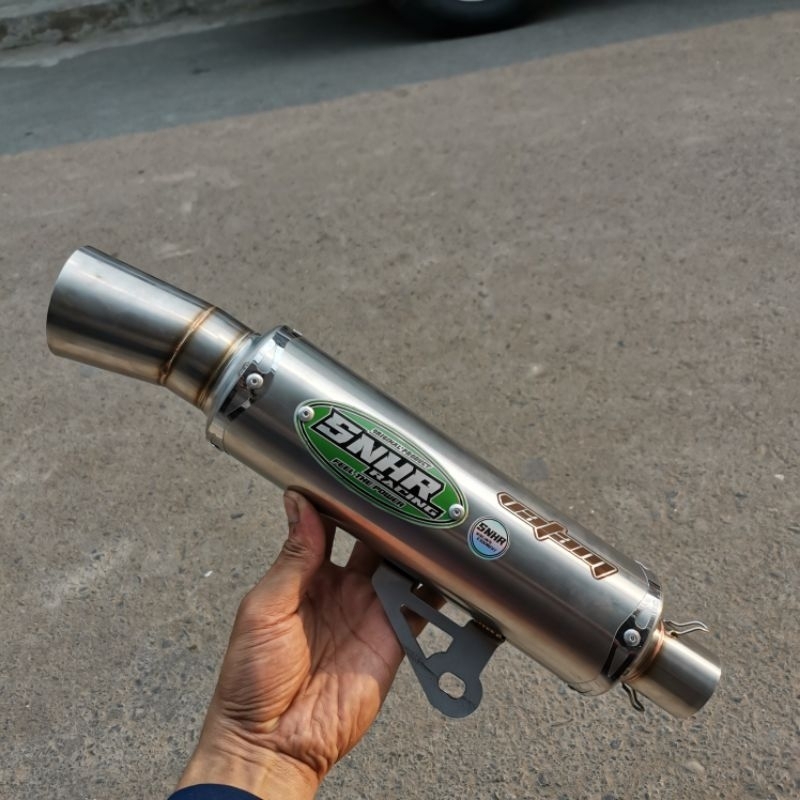 SILINCER model SAMLONG p25 cm inlet 38mm & 50mm ORIGINAL SNHR RACING