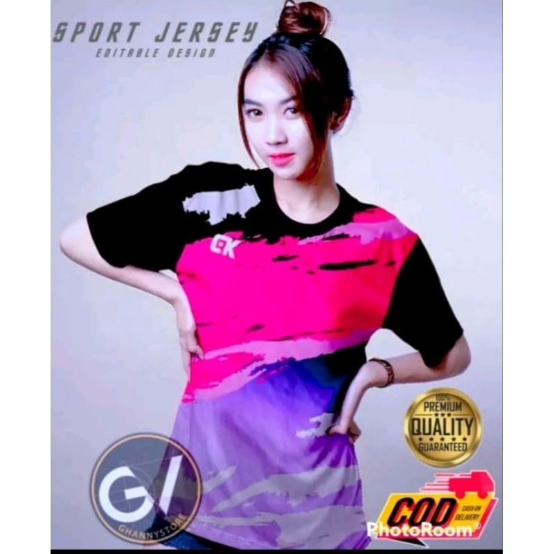 Kaos & Setelan Olahraga Wanita 1 Set Setelan & Atasan Olahraga Wanita Dewasa Baju Badminton Cewek Ba