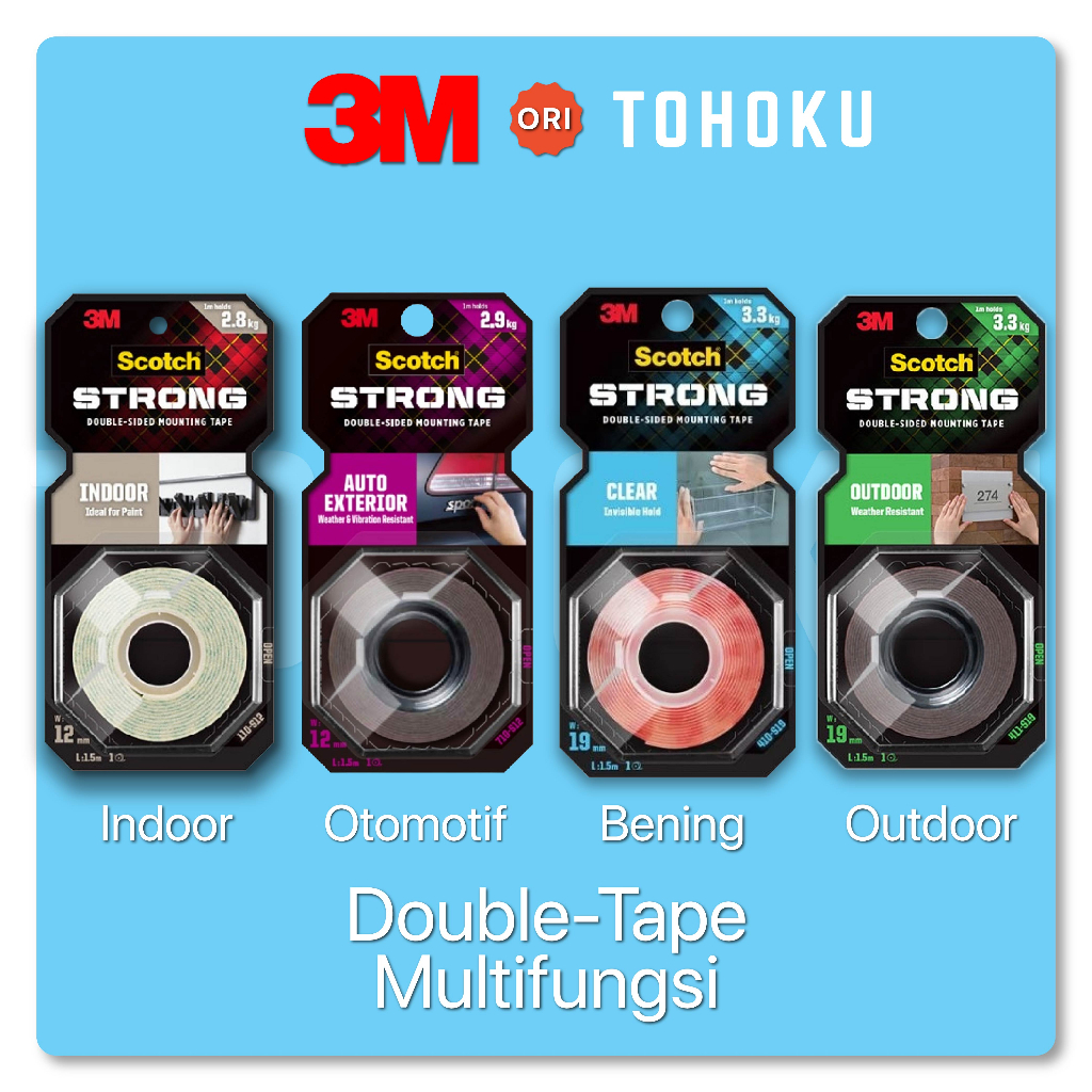 

[Original] Magic Double Tape - 3M Scotch Transparent Mounting Tape - Double Tape Outdoor