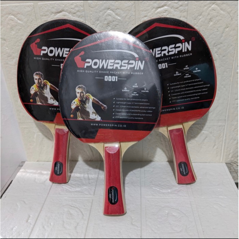bet / bad / bat pingpong pimpong tenis meja powerspin 0001