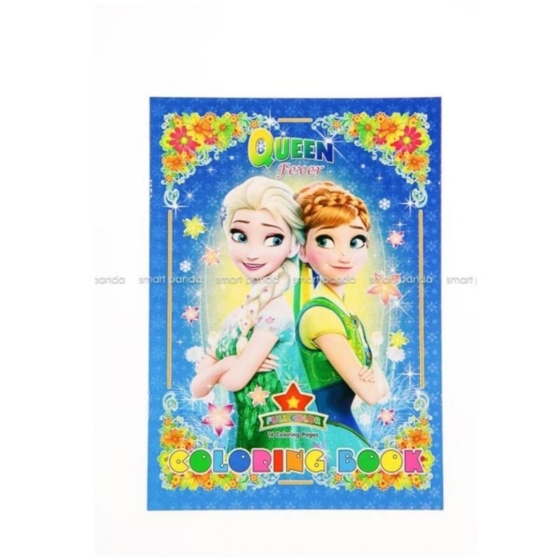 Buku Mewarnai Anak / Coloring Book Full Color FROZEN