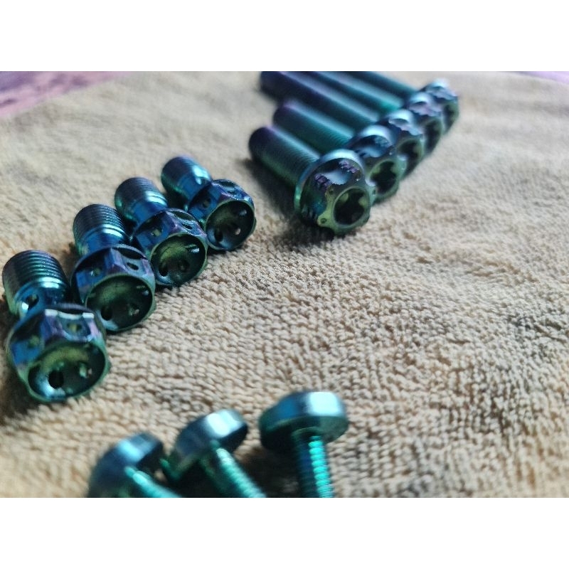 baut end muffler pcx titanium