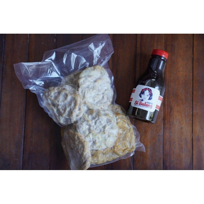 

Pempek Paket Kulit Mix Original dan kulit Crispy