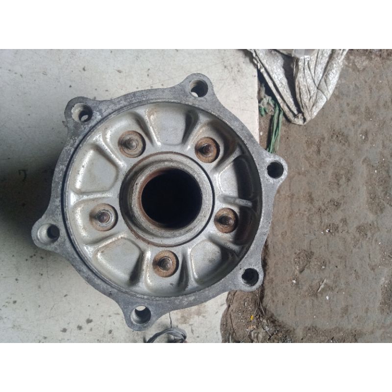dudukan termol depan cakram seset bekas copotan motor Honda Megapro gel pro original seken