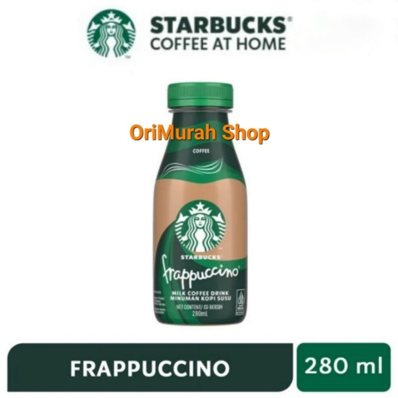 

Starbucks Frappuccino Milk Coffee Drink 280 ml Starbuck Kopi Susu Kemasan Botol PET