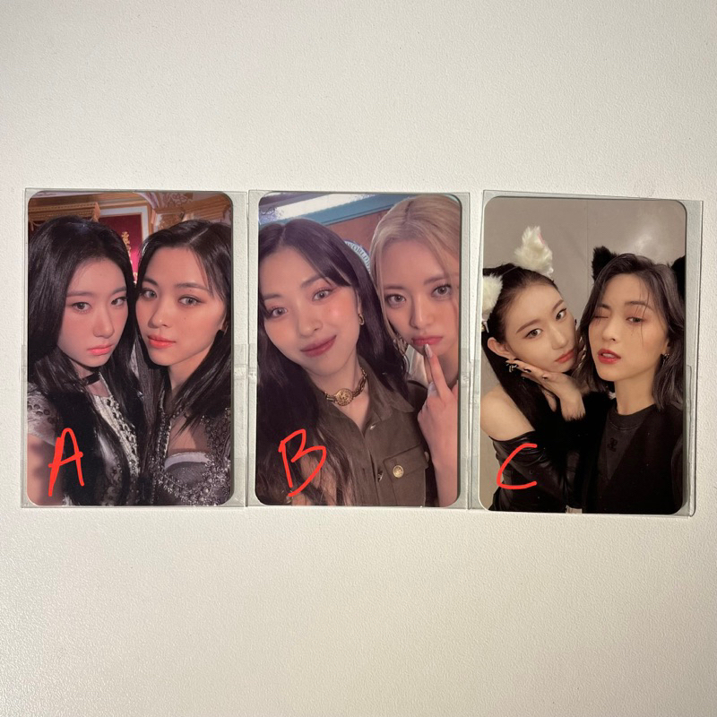 ITZY PHOTOCARD OFFICIAL UNIT RYUJIN CHAERYEONG YUNA CHECKMATE CHESHIRE