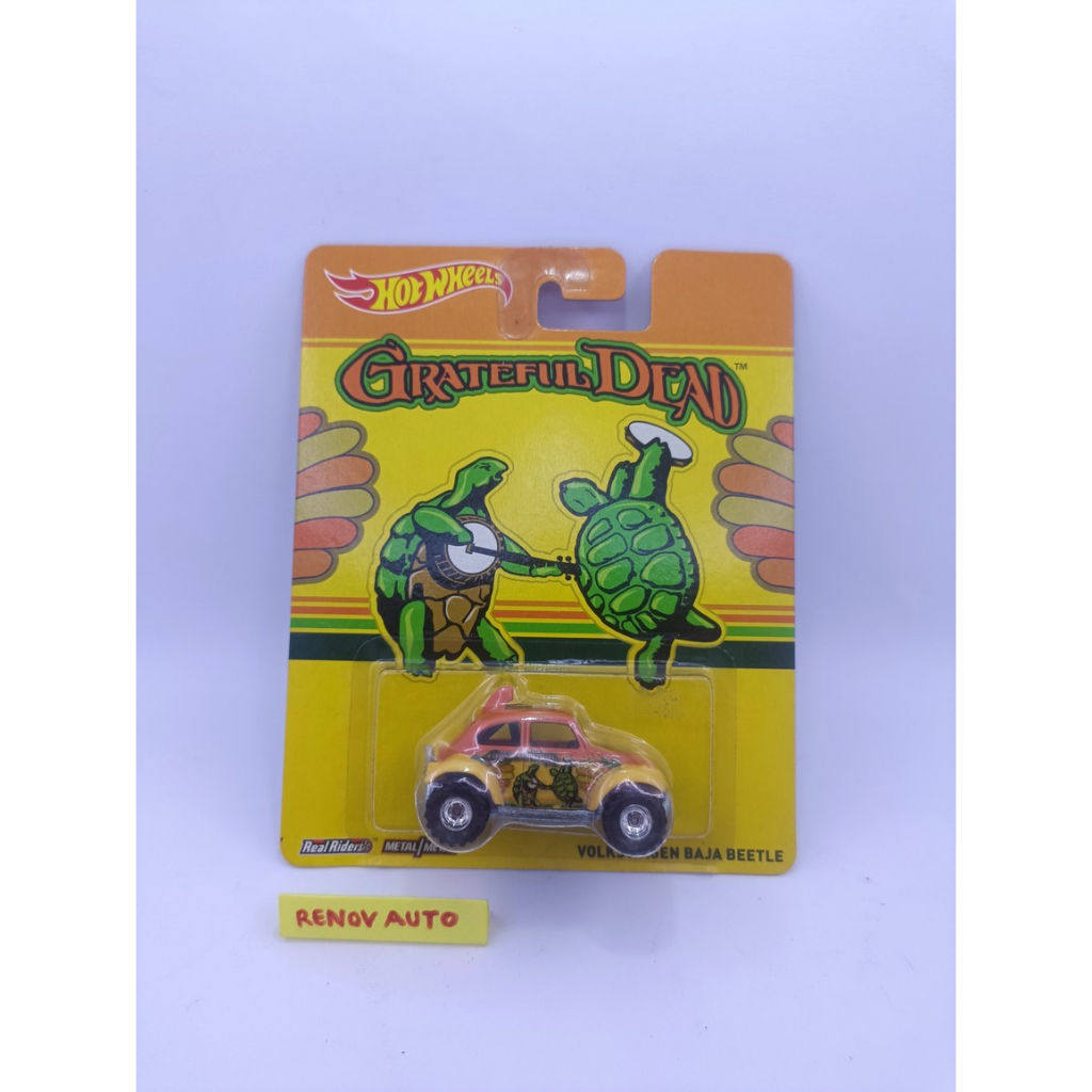 Hotwheels Real Rider Grateful Dead Volkswagen Baja Beetle