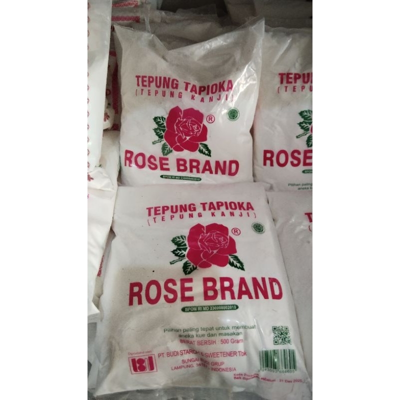 

Tepung Tapioka Rose Brand 500 GR