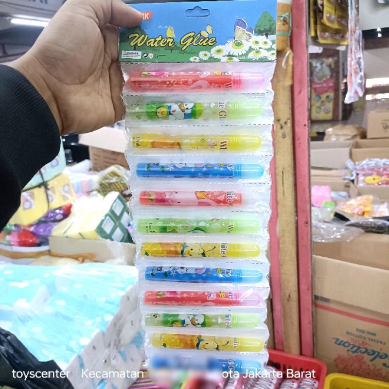 

12Pcs Water Glue , Lem Kertas Renceng Tk1