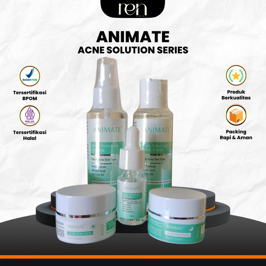 Animate Instan Skincare 5in1 (Free Pouch)