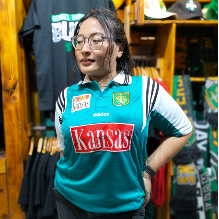Jersey Kansas Persebaya Juara 96/97 Hijau Tosca