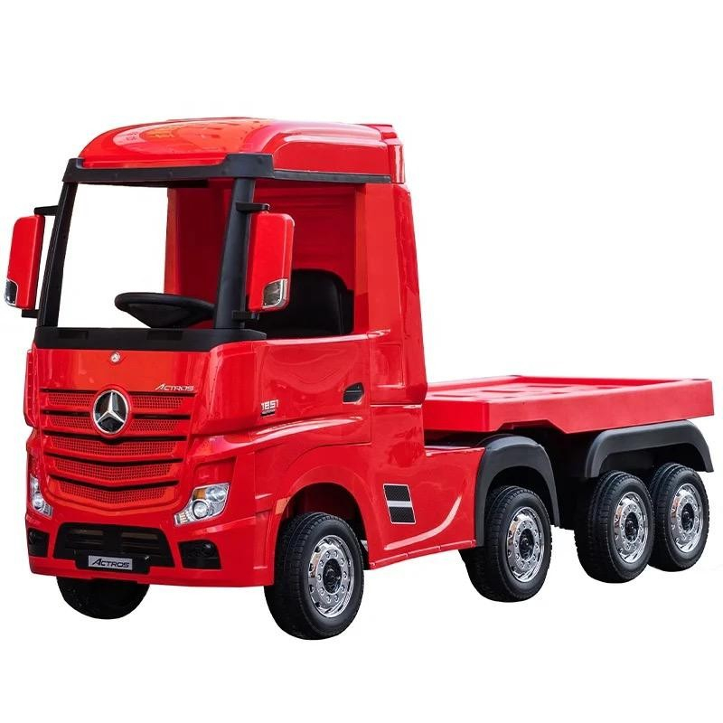 Mainan Mobil Aki Anak Mercedes Benz Actros KYZ 051C Licenced