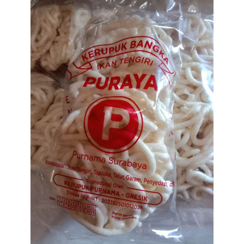 paket krupuk Bangka Ikan Tengiri