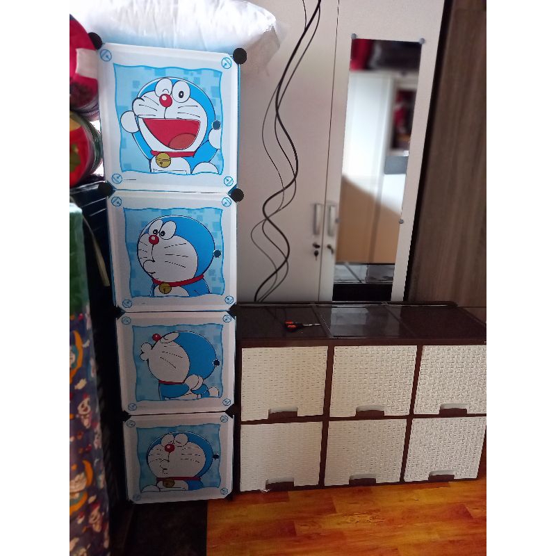lemari plastik,kain portable bongkar pasang murah
