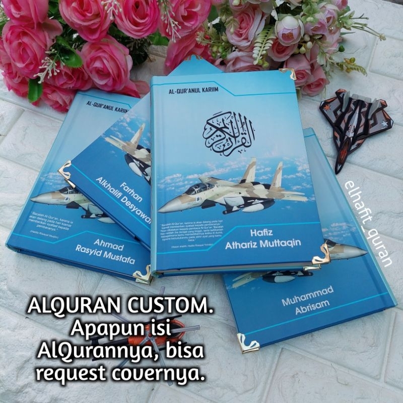 AlQuran Custom Versi Transportasi/ AlQuran Custom Nama/ AlQuran Nama/ Giftbox Wisuda/ Hampers AlQura