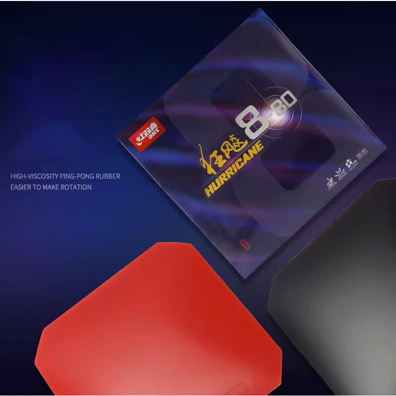 DHS Hurricane 8-80 Karet Tenis Meja Pingpong DHS 8 80 Hurricane 8 DHS H8