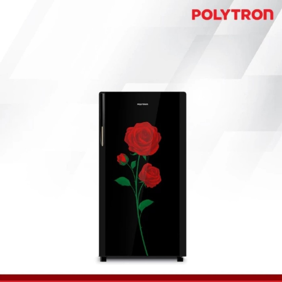 POLYTRON PRA16DRX KULKAS 1PINTU KACA PRA-16DRX 160L
