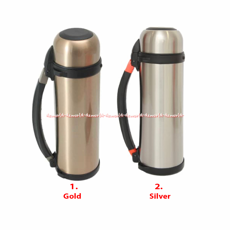 Kris Vacuum Flask 1.2Litter Graphite Thermos Termos Botol Minuman Botol Air 1,2 Liter 1.2L Tempat Mi