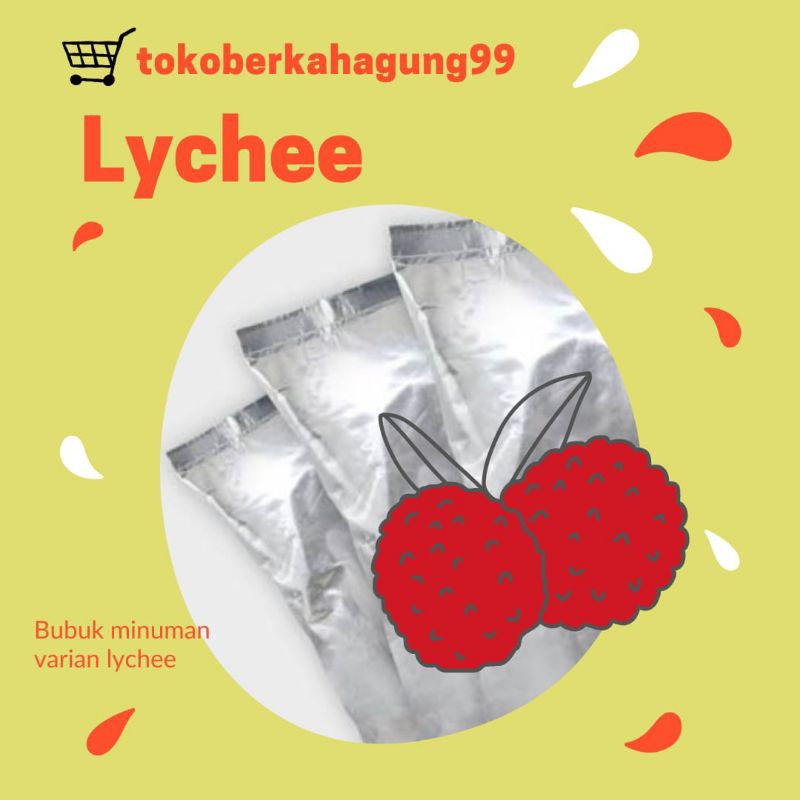 

Bubuk Minuman Lychee tea 1kg