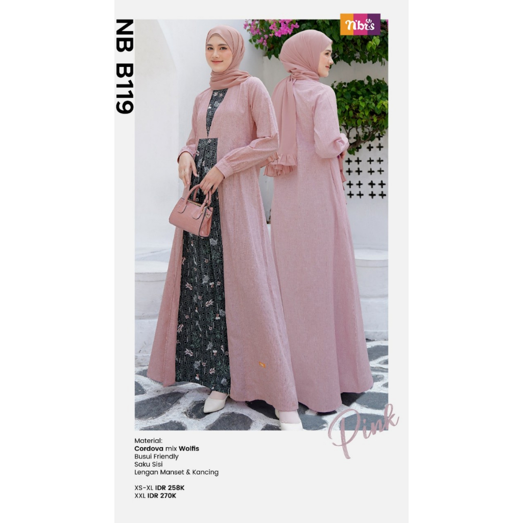 GAMIS NIBRAS TERBARU 2023 NB B119