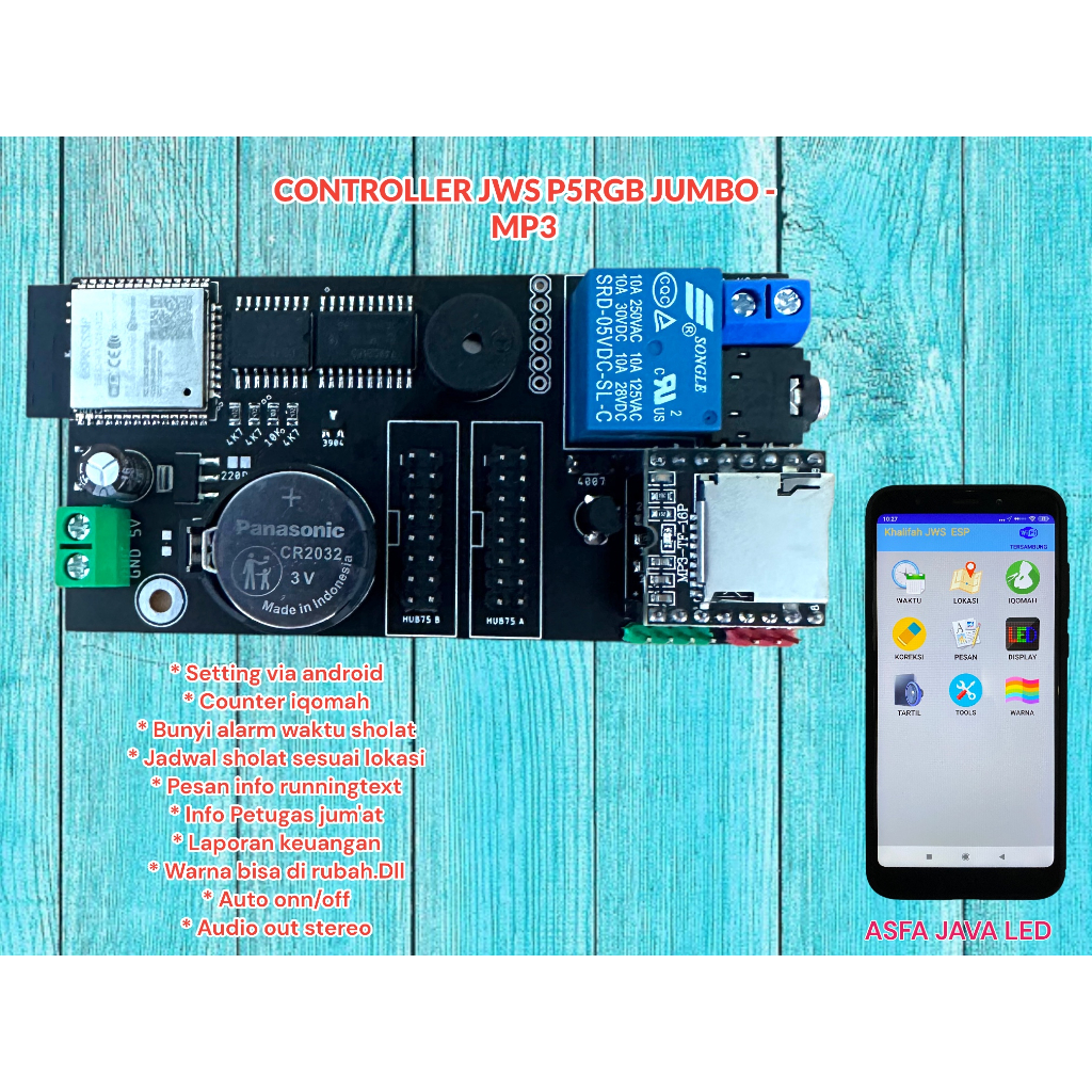 CONTROLLER JWS P5RGB JUMBO-MP3