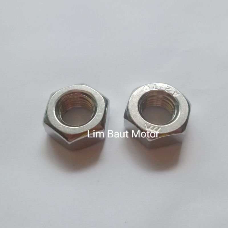 mur flange stainless 14 / 10mm ( 1 biji )