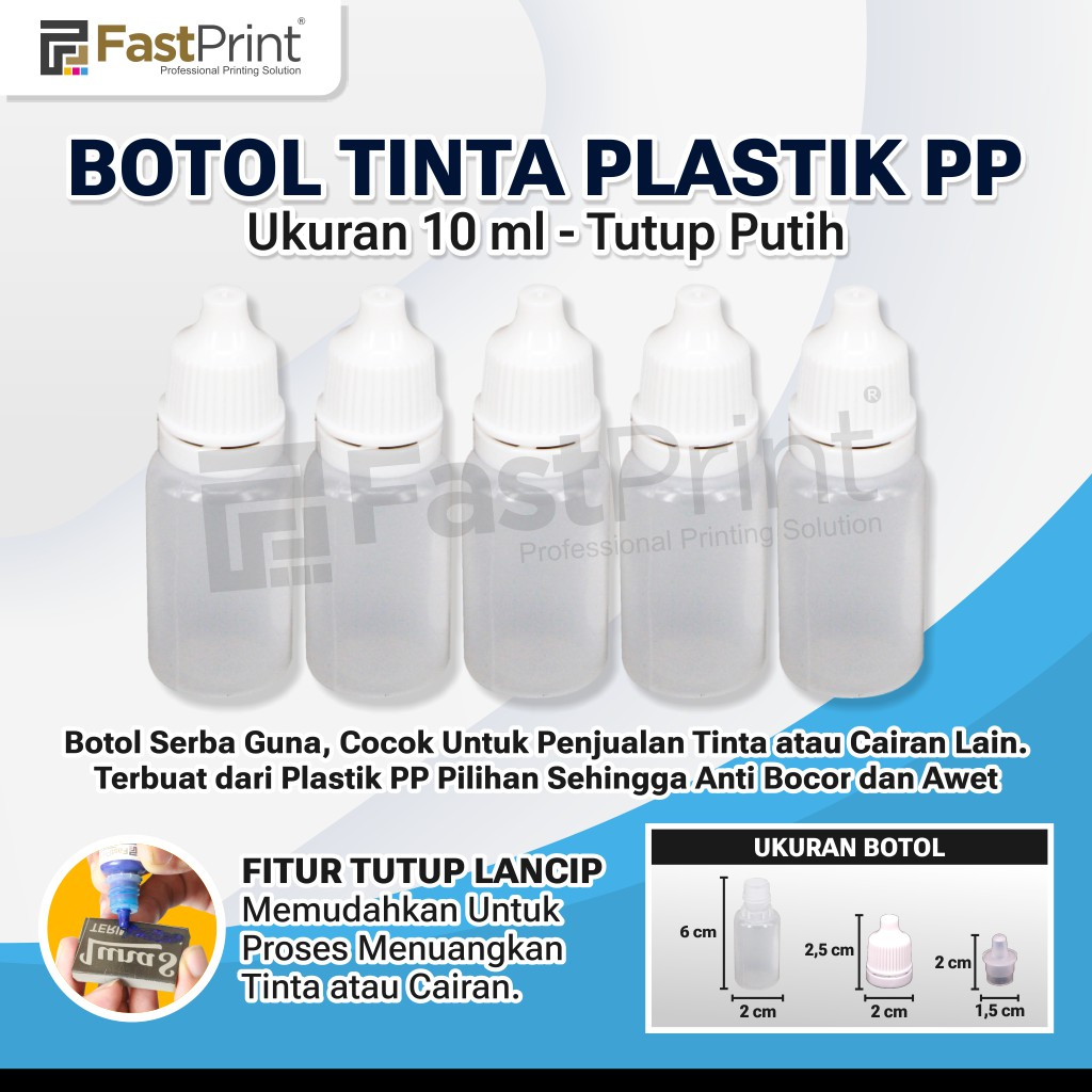 

Botol Kosong Tinta Stempel 10ML