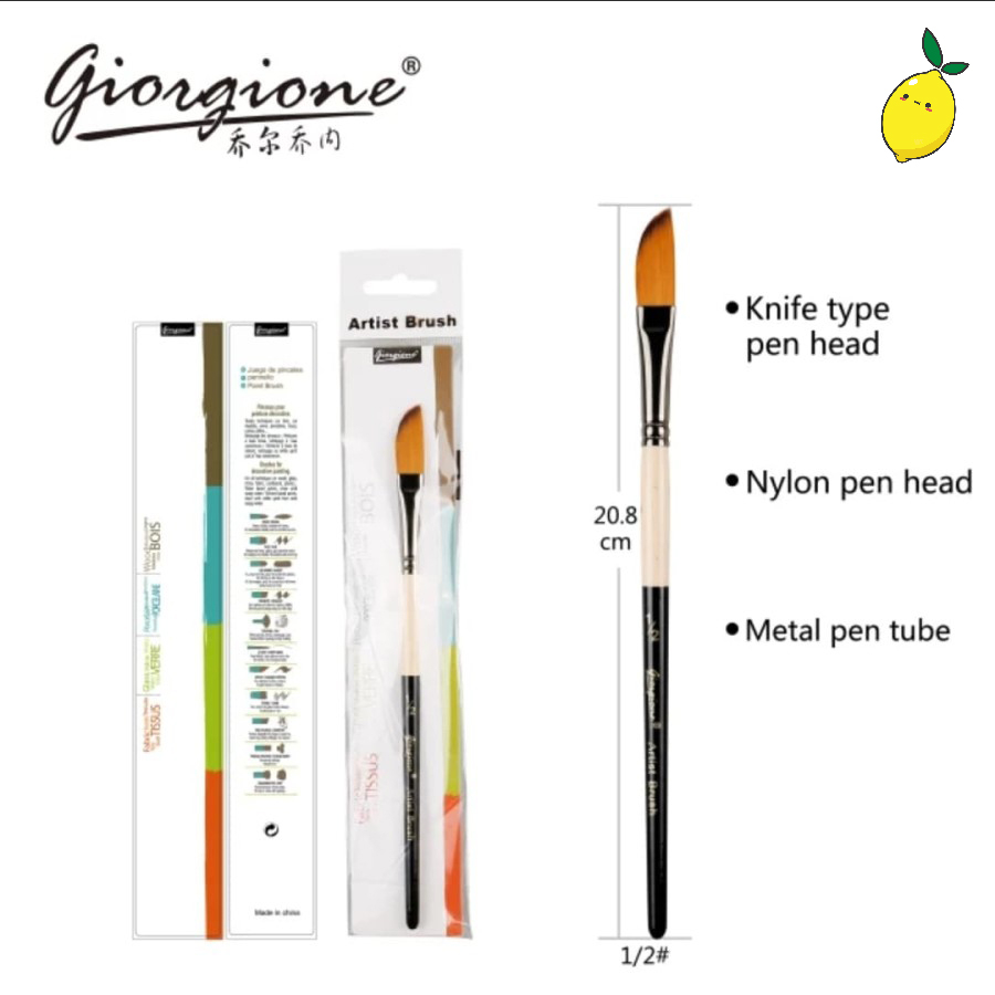 

Kuas Lukis Giorgione Dagger Brush G-3030