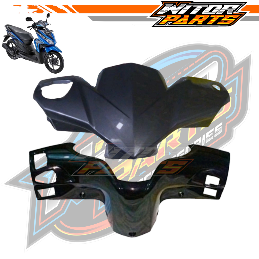 Batok Depan Belakang Vario Techno 110 Karbu Lama Grey / Batok Kepala Depan Belakang Vario Techno 110