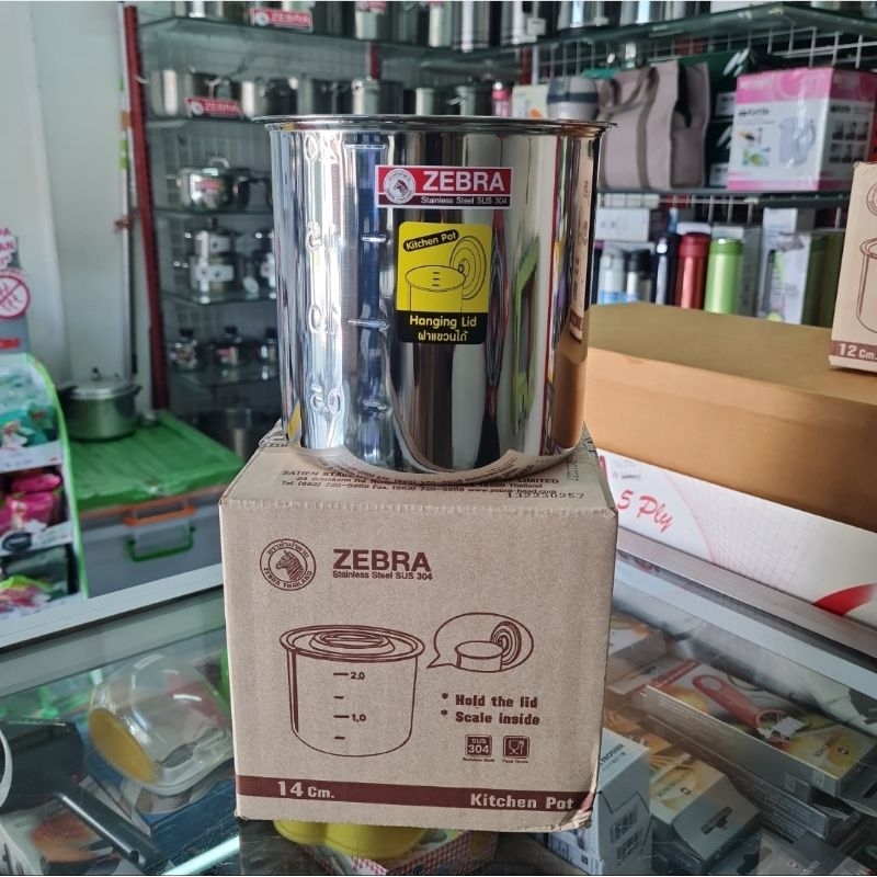 160661 Kitchen Pot D14cm Zebra Thailand, Panci SUS 304