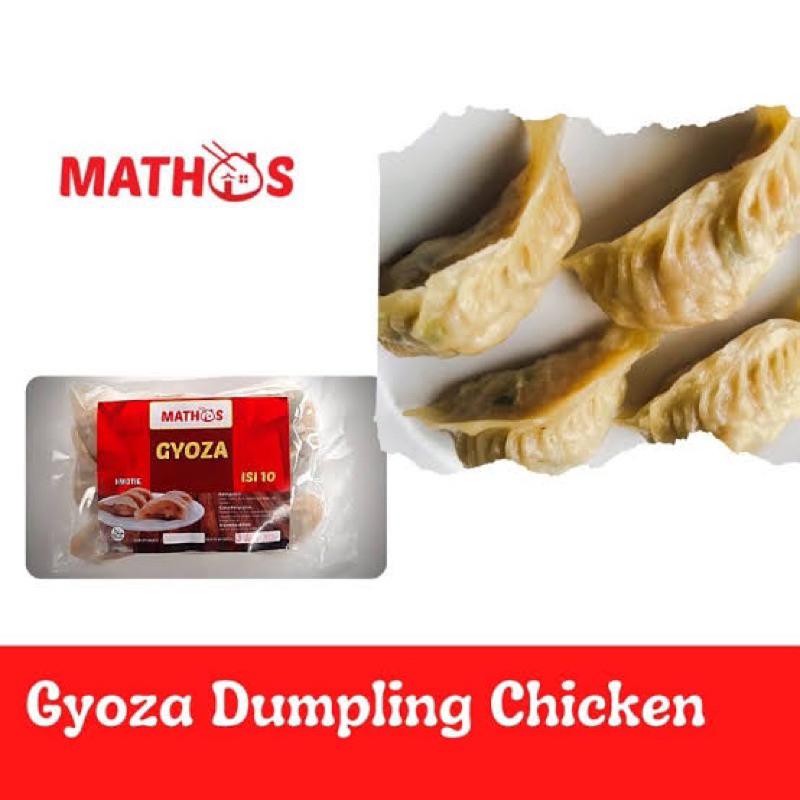 

MATHOS Gyoza Dumpling Chickeen Isi 10 Pcs