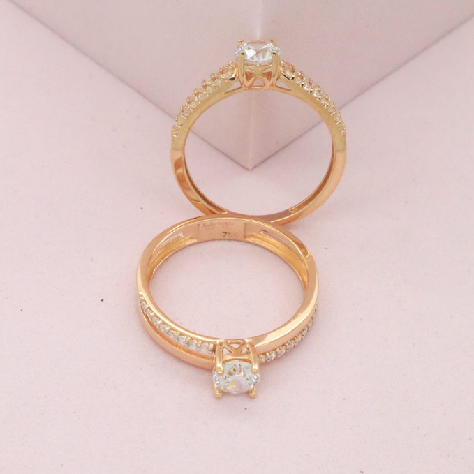 Cincin RG Hala Pesona September Collection RI230030 Hala Gold 18K