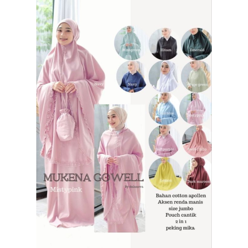 MUKENAH GOWELL BY DALANOVA