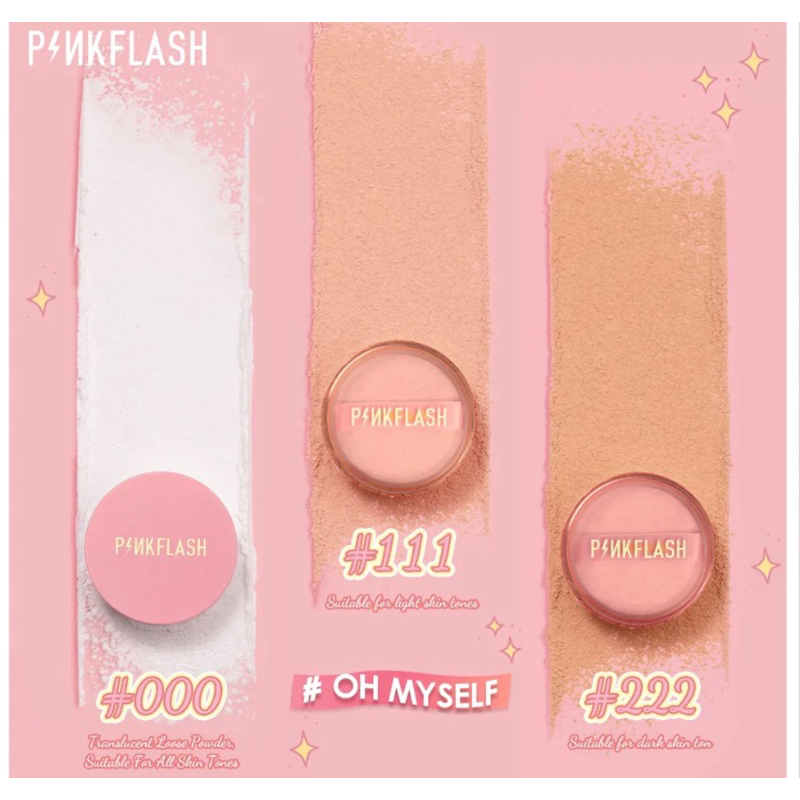 pink flash f06 lasting matte lose powder