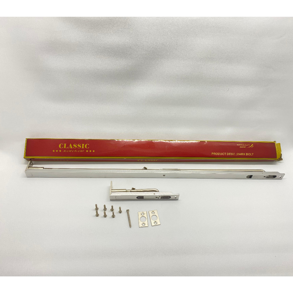 CLASSIC Grendel Slot Tanam 24INCH Panjang 60cm Flush bolt SLOT PINTU DALAM GRENDEL DALAM PINTU SELOT