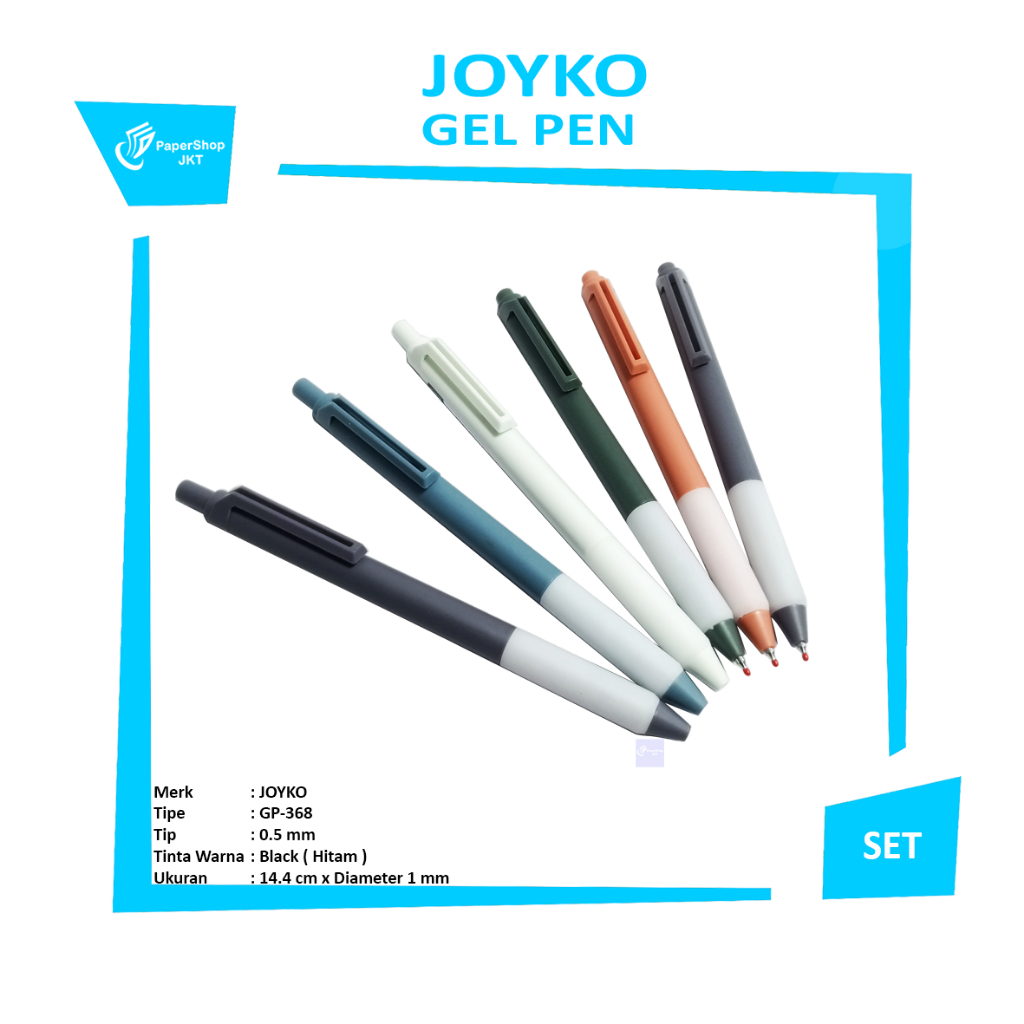 

JOYKO - Pulpen Jel Gel Pen GP-368 - Set